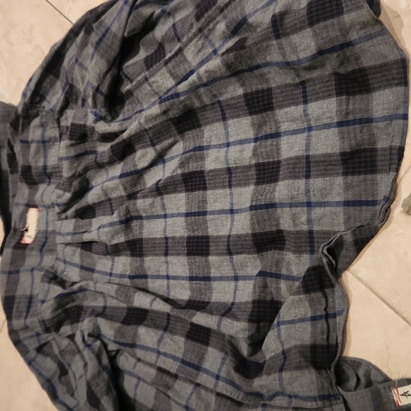 Altamont Casual Blue and Black Checkered Shirt - Picture 4 of 5